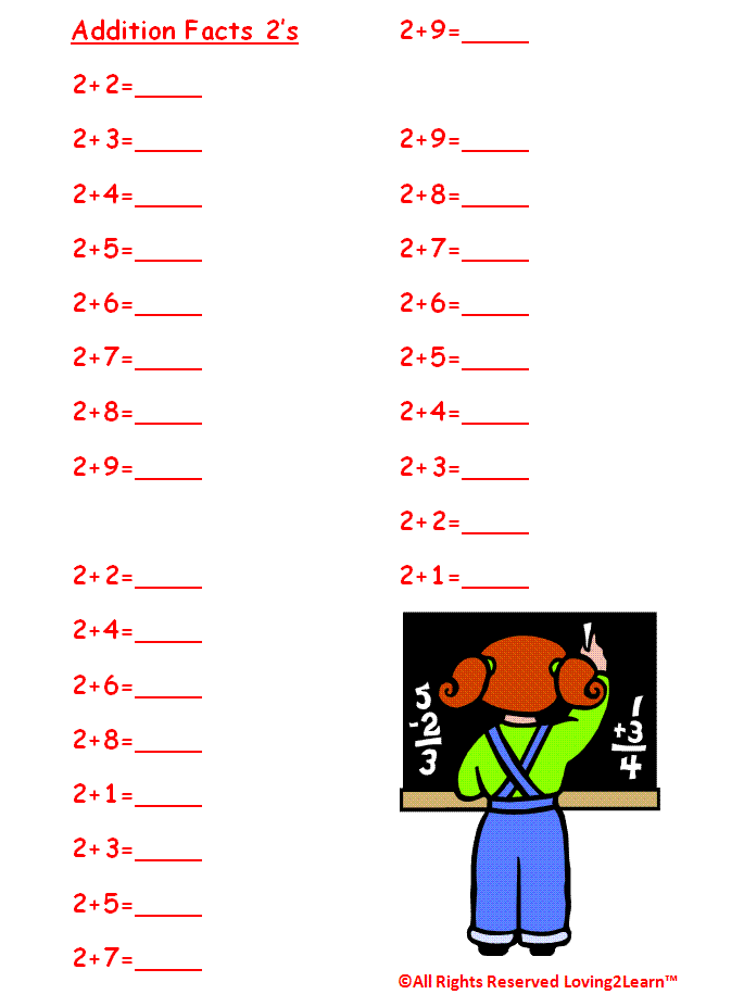 Super Subjects - Mighty Math - Operations - Addition to 20 - Addition